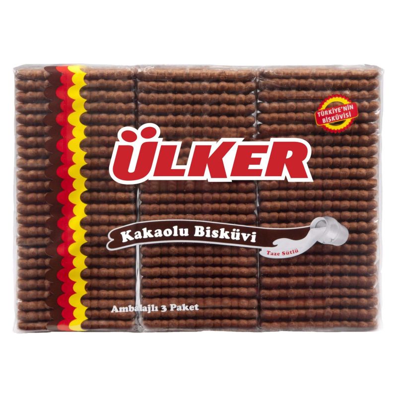 Ülker Cocoa Petit Beurre Biscuits (3-Pack) – 450 g