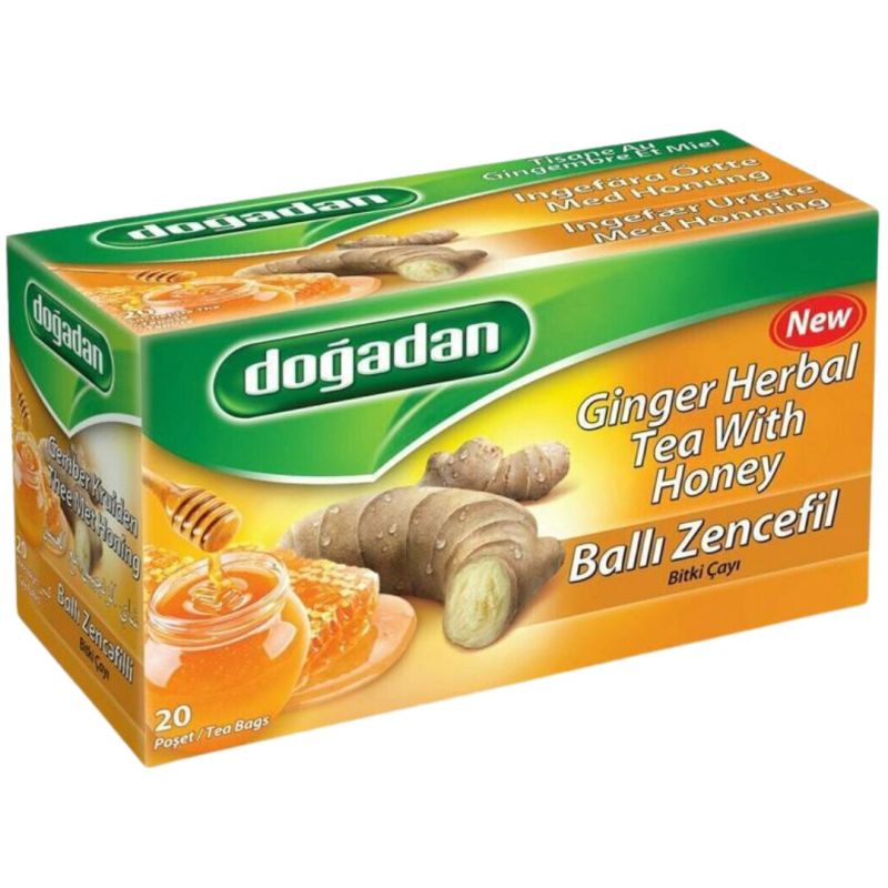 Doğadan Ginger & Honey Tea – 20 Tea Bags