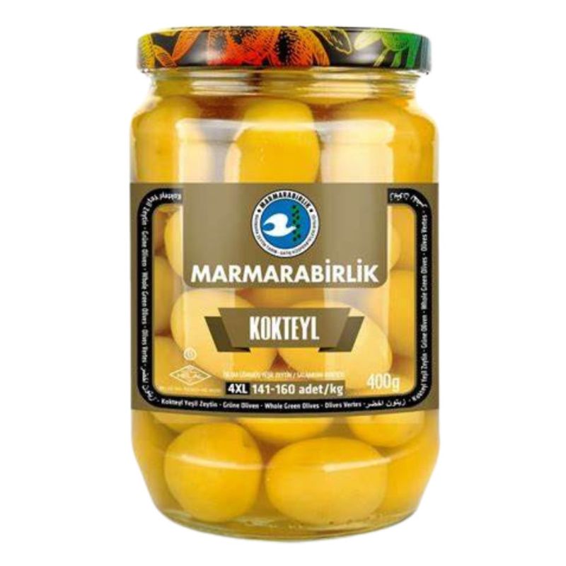 Marmarabirlik Cocktail Green Olives – 400 g