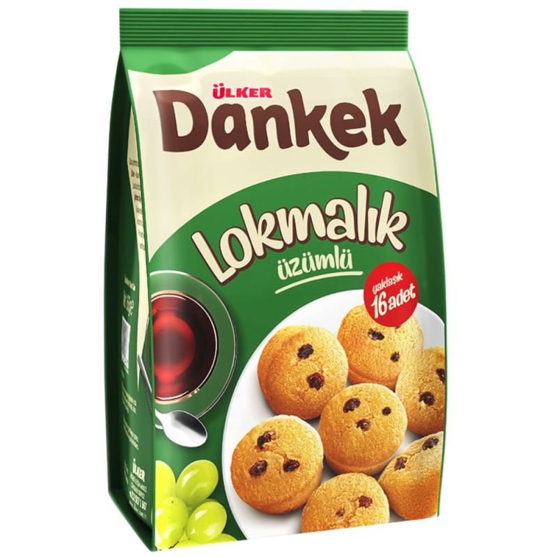 Ülker Dankek Bite-Size Cake with Raisins – 160 g