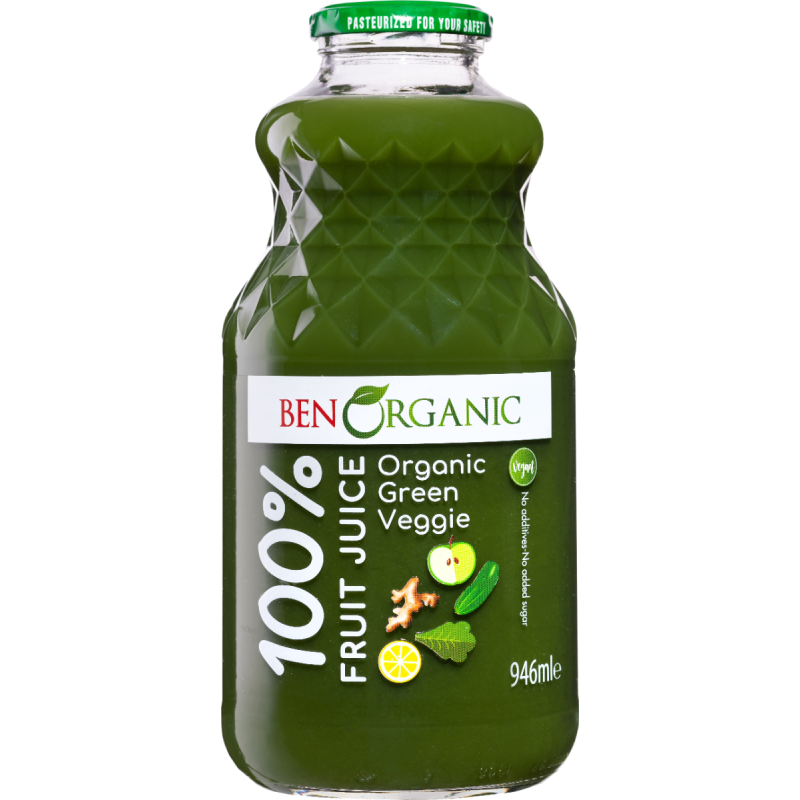 Ben Organic Organic Green Vegetables Juice – 946 ml