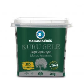Marmarabirlik Kuru Sele Dried Black Olives 3XS (Green Pet) - 400gr