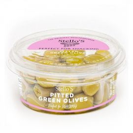 Stellos Petted Green Olives 170gr