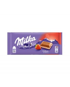 Milka Çilek ve Yoğurt Dolgulu Çikolata (100gr)